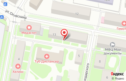Квартирное бюро Ухта Сутки в Сыктывкаре на карте