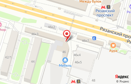 Магазин колбасных изделий Рублёвский на Рязанском проспекте на карте