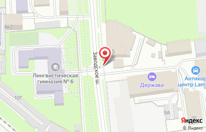 АТИС на Заводском шоссе на карте