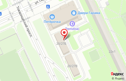 Мастерская по ремонту часов, ИП Финогенов А.А. на Товарищеском проспекте на карте