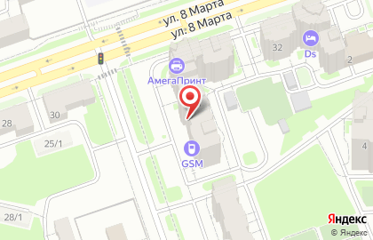 Сервисный центр Re-start в Советском районе на карте