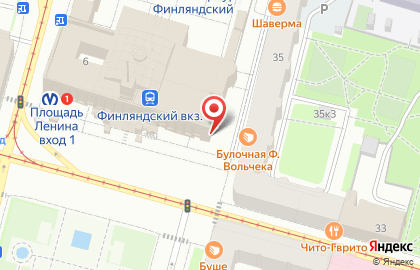 Кафе-пекарня Тили-тесто в Калининском районе на карте