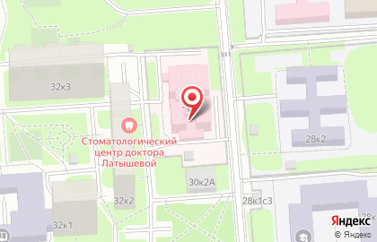 Западного АО Онкологическое Диспансерное Отделение Поликлиники # 195 на карте