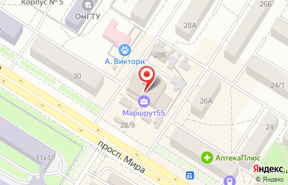 Банкомат, ВТБ 24, ЗАО, филиал №5440 на улице Мира на карте