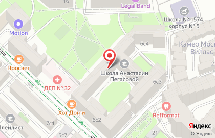 Ателье в Москве на карте