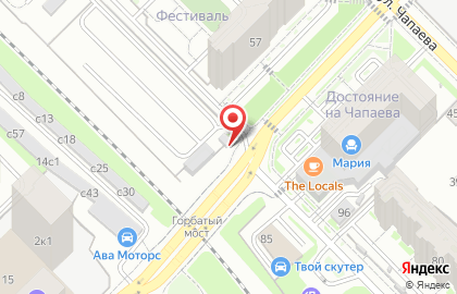 Автостоянка в Рязани на карте