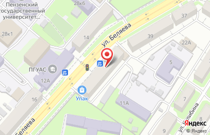 Бистро AiK в Октябрьском районе на карте