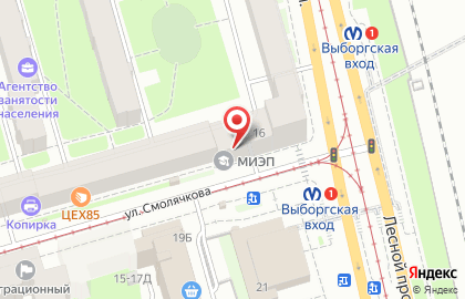 Университет при МПА ЕврАзЭС в Санкт-Петербурге на карте