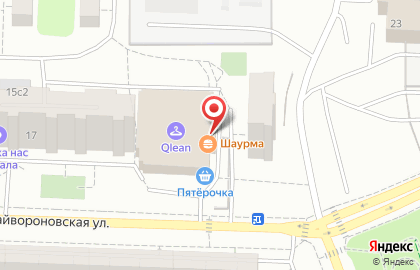 Магазин фастфудной продукции на Грайвороновской улице на карте
