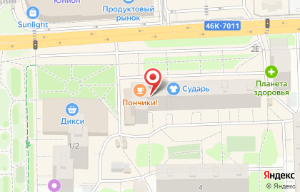 Кафе Пончики! в Москве на карте