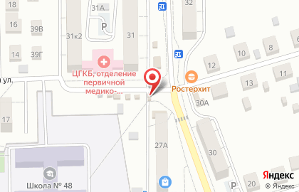 Магазин Маслобаза Калининградская в Московском районе на карте