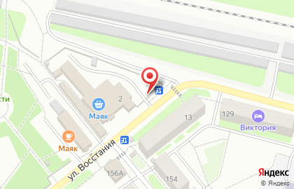 Автостоянка Маяк на улице Восстания на карте