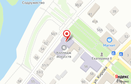 Филиал Саратовского областного колледжа искусств в г. Марксе на карте