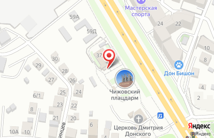 Мемориальный комплекс Чижовский плацдарм на карте