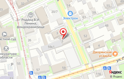 Частное охранное предприятие Гром+ в Комсомольском переулке на карте