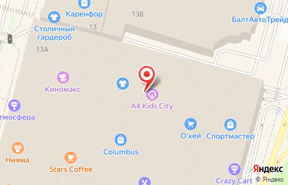 Магазин женской одежды Lichi на метро Пражская на карте