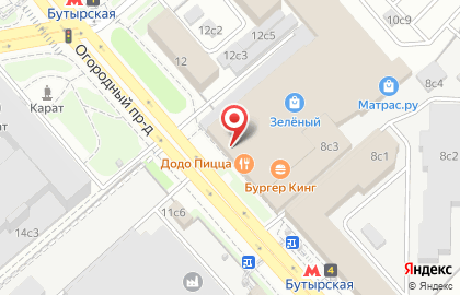 Интернет-магазин ортопедических матрасов Matras.ru в Огородном проезде на карте