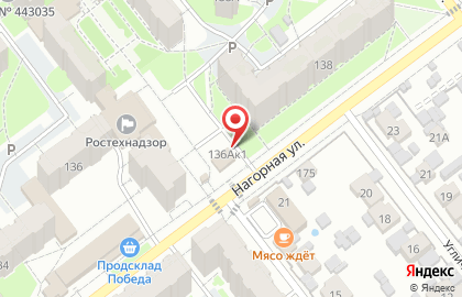 Продуктовый магазин Колобок в Кировском районе на карте