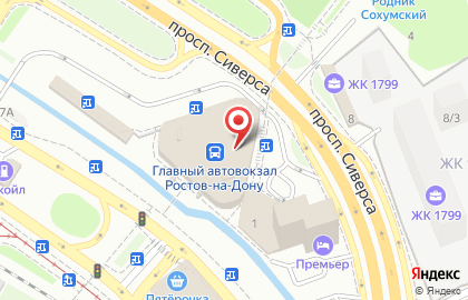 Сеть магазинов товаров для военных, ИП Воробьева А.Н. на проспекте Сиверса на карте