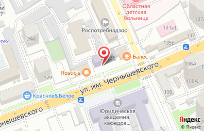 Саратовская государственная юридическая академия в Саратове на карте