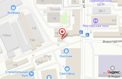 Автомойка в Оренбурге на карте