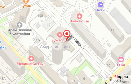 Магазин-пекарня Русский каравай в Центральном районе на карте