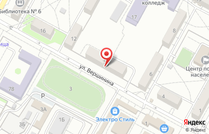 Общежитие Волгоградский экономико-технический колледж в Краснооктябрьском районе на карте