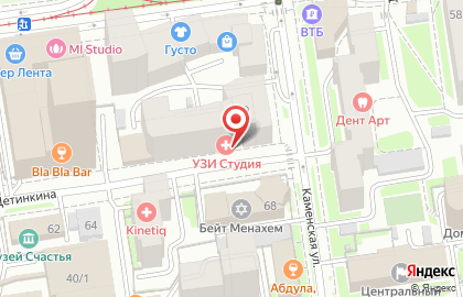 Кафе-столовая Баклажанов в Центральном районе на карте