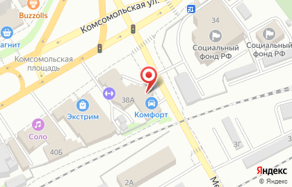 Компания Страховка43.РФ на Комсомольской на карте