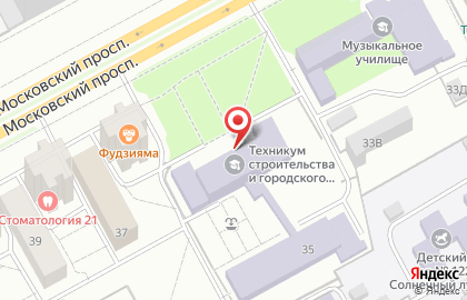 Столовая №1 на Московском проспекте на карте