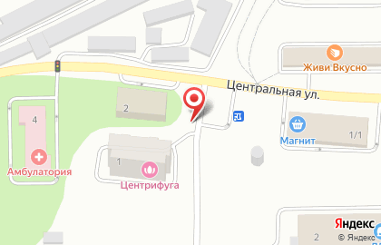 Продовольственный магазин на Зелёной улице на карте