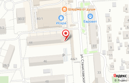 Фирменный магазин Медный Великан на улице Станиславского на карте