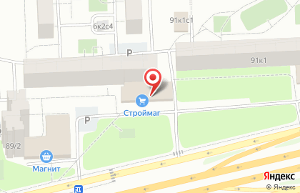 Супермаркет Пятёрочка в Москве на карте