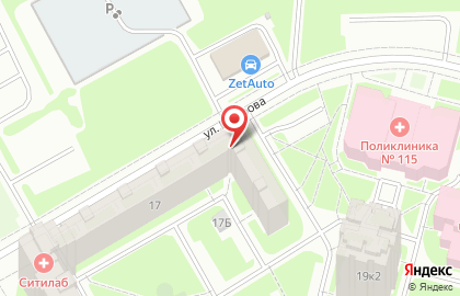 Автосалон Лион на Комендантском проспекте на карте