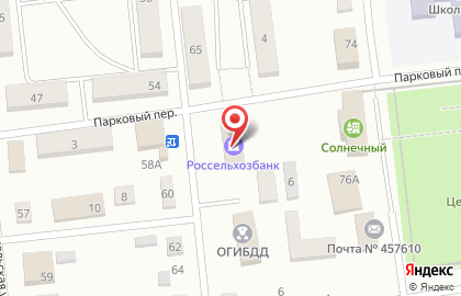Россельхозбанк в Челябинске на карте