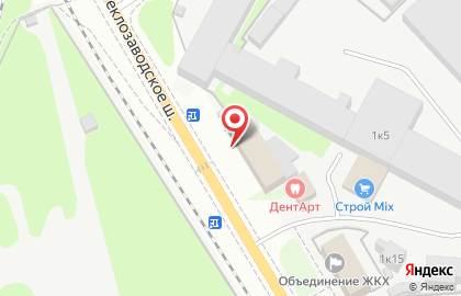 Ритуальная компания Память на Стеклозаводском шоссе на карте