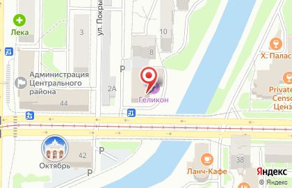 Джаз-клуб Геликон в Центральном районе на карте