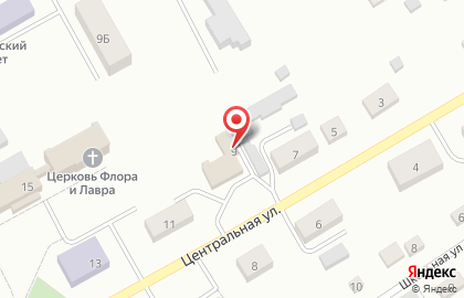 Ателье Центр на Центральной улице на карте