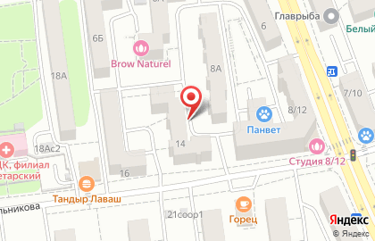 Всероссийская политическая партия Единая Россия в Южнопортовом районе на карте