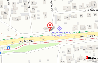 Продуктовый магазин в Новосибирске на карте