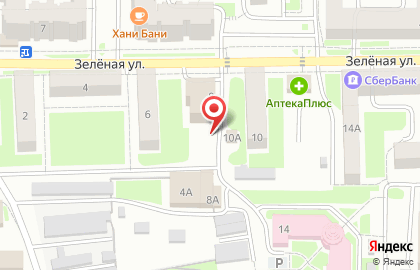 Банкомат, Центрально-Черноземный Банк Сбербанка России, ОАО, Белгородское отделение на Зелёной улице на карте