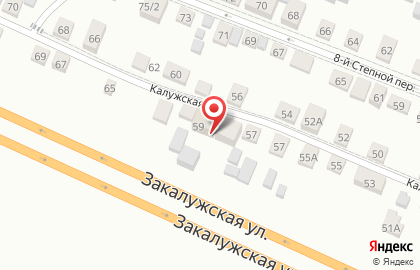 Автокомплекс Апельсин на Калужской улице на карте