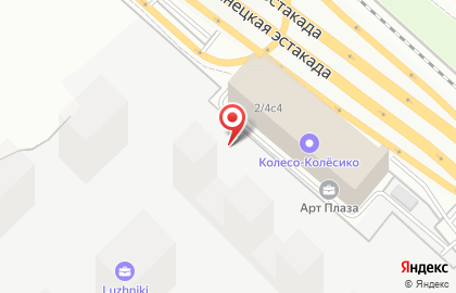 ПЕЛИКАН на Лужнецкой набережной на карте
