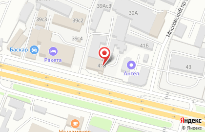Пункт приема платежей на Московском проспекте на карте