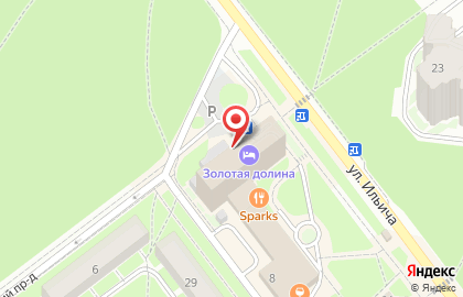 Ресторан Веранда в Советском районе на карте
