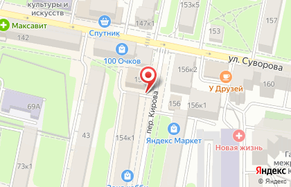 Швейная Техника на улице Суворова на карте