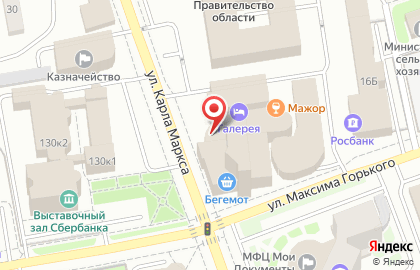 Караоке-бар Мажор на улице М.Горького на карте