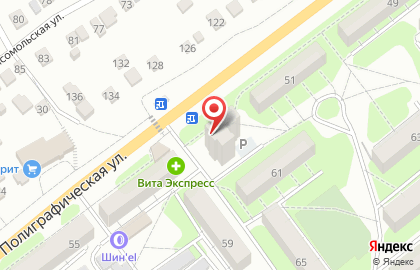 Магазин разливного пива BeerMarket на Полиграфической улице на карте
