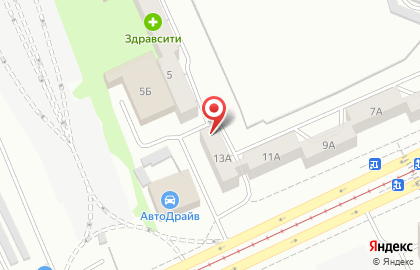Парикмахерская Елена в Октябрьском районе на карте