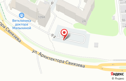 Автостоянка в Перми на карте